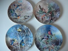 set of 4 danbury mint frosty
