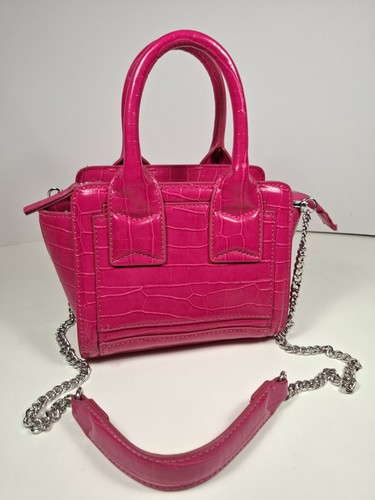 Zara bright pink faux - pink, leather