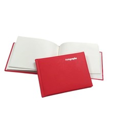 100 Pages Red Autograph Book
