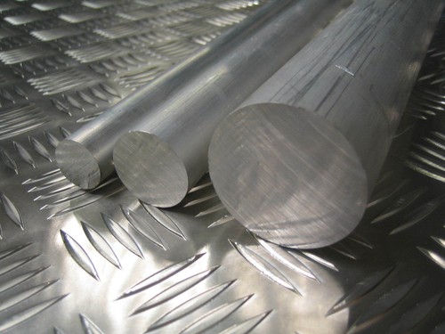 Aluminium round bar rod - bar, 55mm
