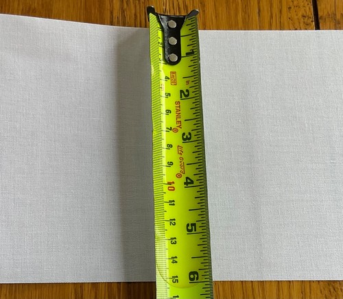 Buckram wide sew in - 6",