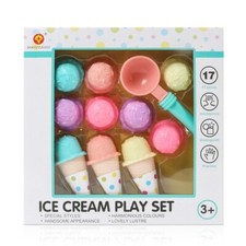 17Pcs Kids Ice Cream Play Set