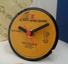 RALPH McTELL CLOCK Upcycled