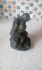 NAKED COUPLE LOVERS STATUE ROLAND CHADWICK 16CM HIGH ON 10CM DIAM BASE