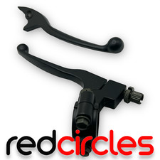 BLACK PIT BIKE  CLUTCH & BRAKE LEVER SET (NON - FOLDING) 150cc 160cc PITBIKE