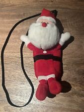 Christmas Santa Claus Phone Plush With Lanyard Mobile Cover