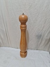 Extra Large Wooden Pepper Grinder Beige 42 Cm High 7 Cm in good fully workingcnd
