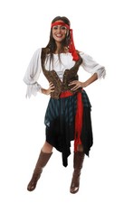Ladies Caribbean Pirate Costume