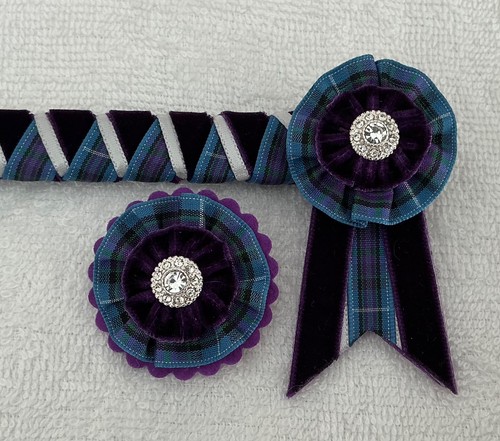 Purple velvet tartan elite - &,