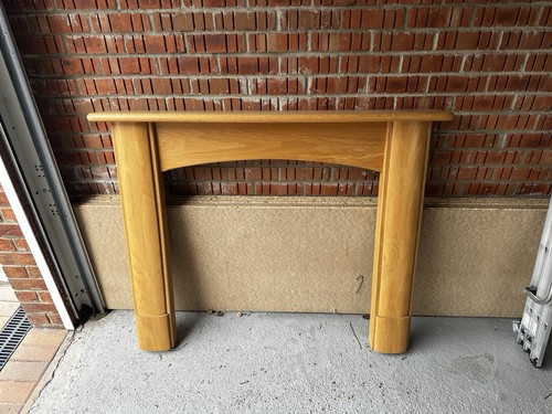 Wooden fireplace surround - wooden,