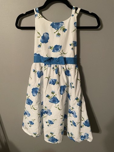 Girls blue floral - girls, design