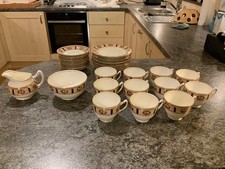 Vintage Paragon fine bone china tea set ‘Two roses’  pattern no  5844