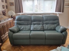 G plan leather 3 piece suite