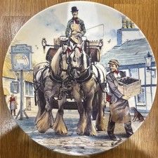 Collectors Plate Danbury Mint Working Horses Bringers Of Good Cheer