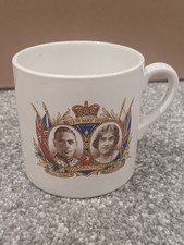 Antique 1937 Cup, Coronation Of King George VII And Queen Elizabeth. Rare