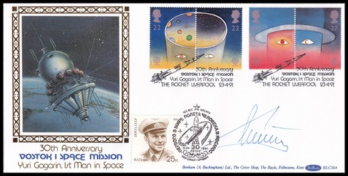 Astronaut gherman titov signed - astronaut,