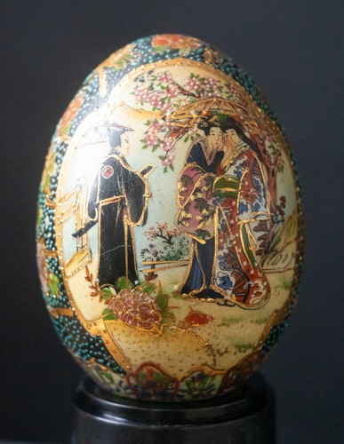 Hand painted royal - painted, “royal
