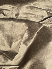Dark Champagne Dupioni Faux