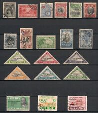 Liberia Stamps 1903-1964 Collection Of 20 Stamps Used