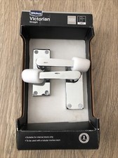 Wickes Door Handles Polished Chrome Finish Victorian Straight Lever Latch Handle