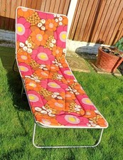 Sun Lounger Vintage Retro