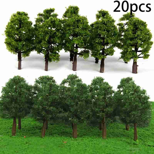 20x scale model trees - "20x, ho/oo