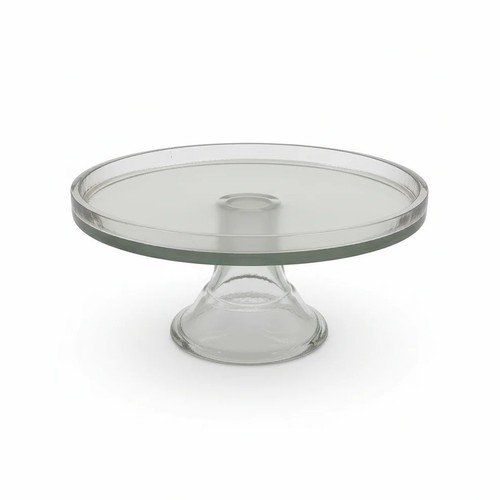 Large glass cake stand - large,
