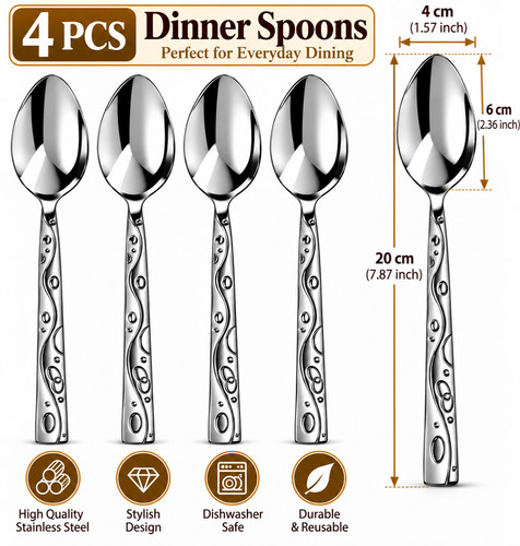 Stainless steel dinner tea - stainless,
