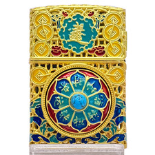 Luxury Carved Oriental Gold