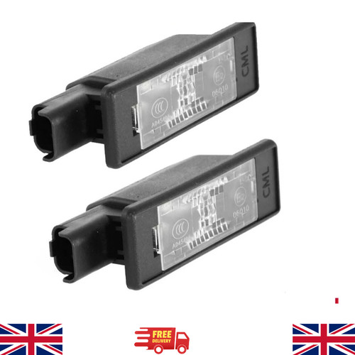 Number plate lamp - number,