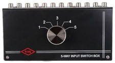 5 RCA Input Source Audio