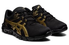 ASICS GEL-QUANTUM 90 ® Trainers  Black Gold Drive Running Hiking Walking UK 7