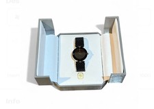 H STERN Watch SAFIRA Yellow Gold Stainless Bracelet Sapphire Diamond Lady ASSA1