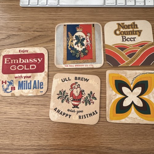 Hull brewery beer mats - 5,