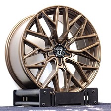 20" AUDI A6 C6 C7 C8 Wolfrace Wolfsburg GTR Racing Bronze 8.5j Alloys X4
