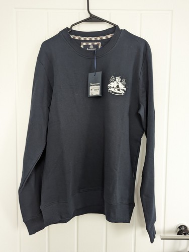 Aquascutum navy sweatshirt - aquascutum,