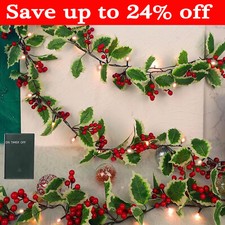 Artificial Green Holly and