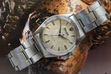 VINTAGE 1957 ROLEX OYSTER SPEED KING MODEL 6420 UN-POLISHED ORIGINAL DIAL & BOX