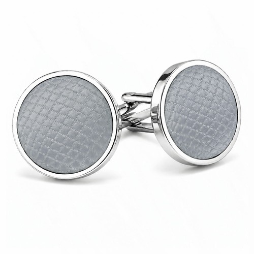 Silver mens cufflinks plain - mens,