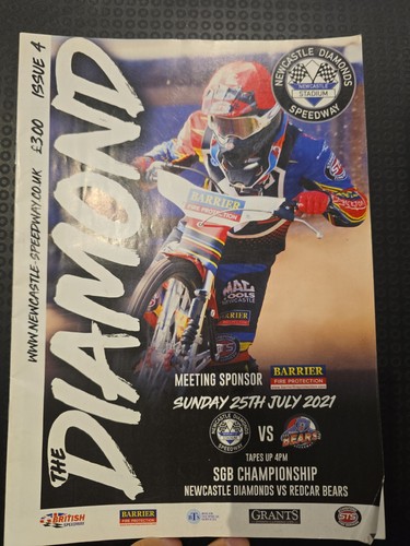 Speedway programme newcastle - speedway,
