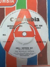 Demo The Beverley Sisters Small Shepherd Boy Vinyl 7" Single Record 45-DB 4736