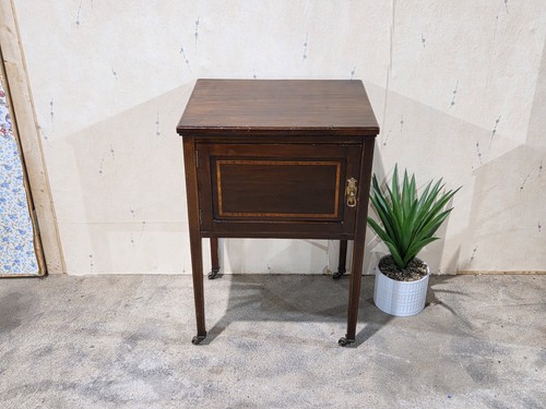 Antique edwardian pot cupboard - pot,