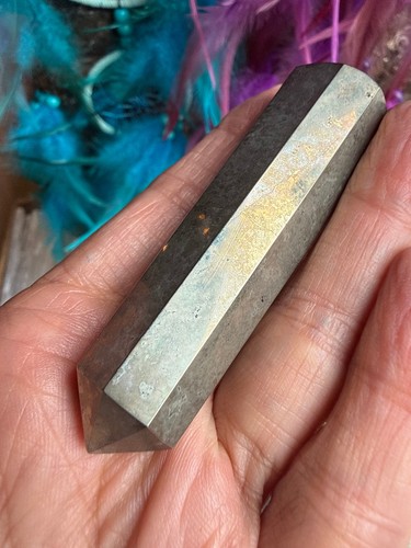 Pyrite crystal point good - point,