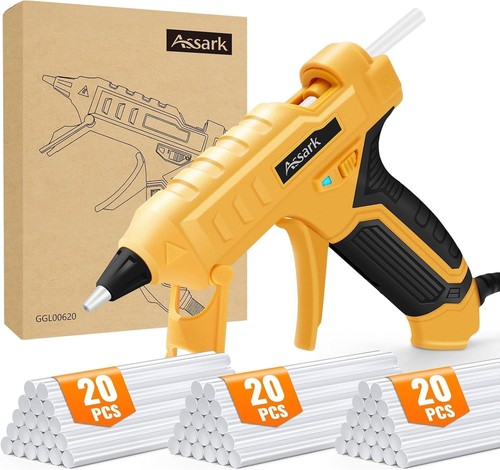 Assark hot glue gun kit - gun, kit,