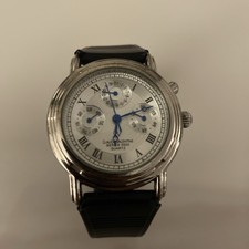 Boxed Mens Claude Valentini Series 3000 Multi Face Quartz Watch. New ?.