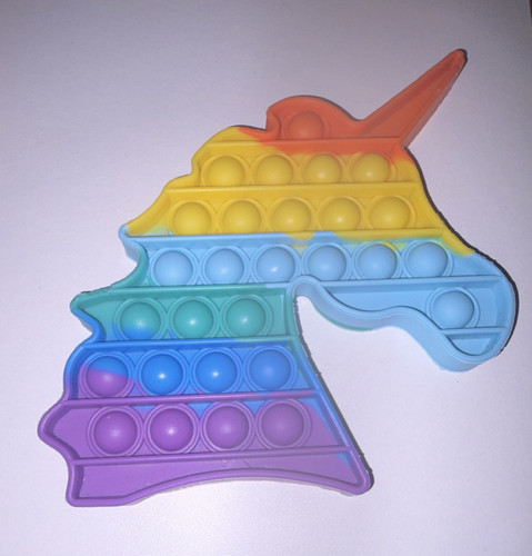 Rainbow unicorn pop fidget - pop,