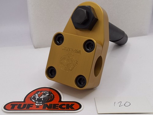 Gold tuf neck stamped - 1", tuf-neck
