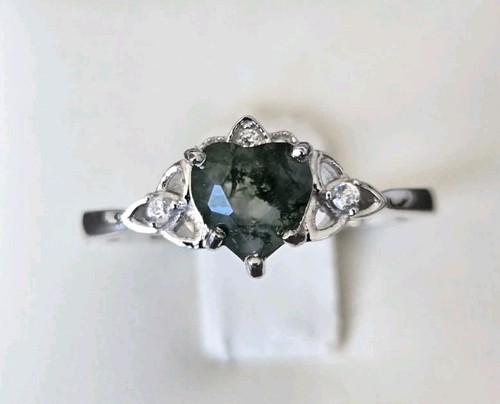 Sterling silver s925 moss - silver,