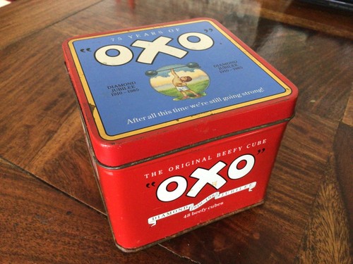 Oxo collectable tin - tin, years