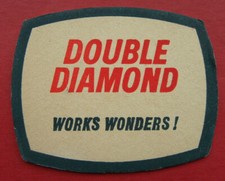 Double diamond beer - beer, mat